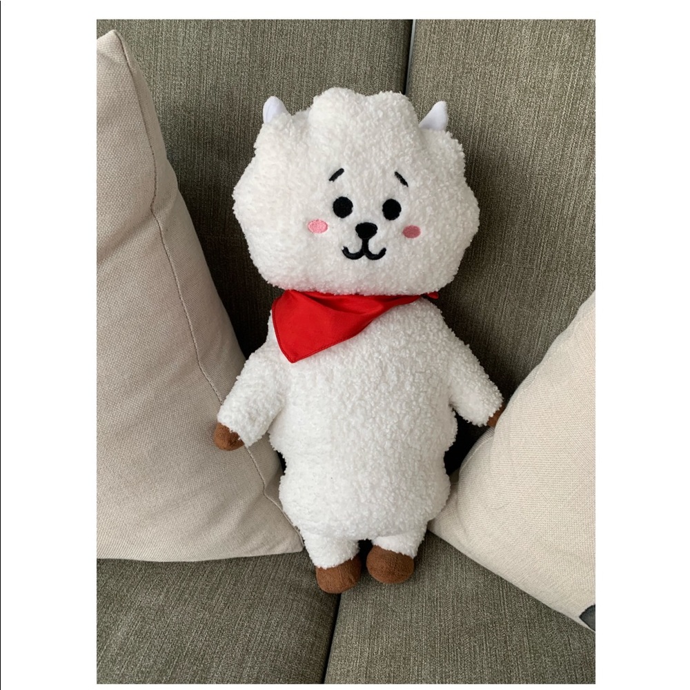 Line Friends BT21 13" Official RJ Character Plush Standing Doll